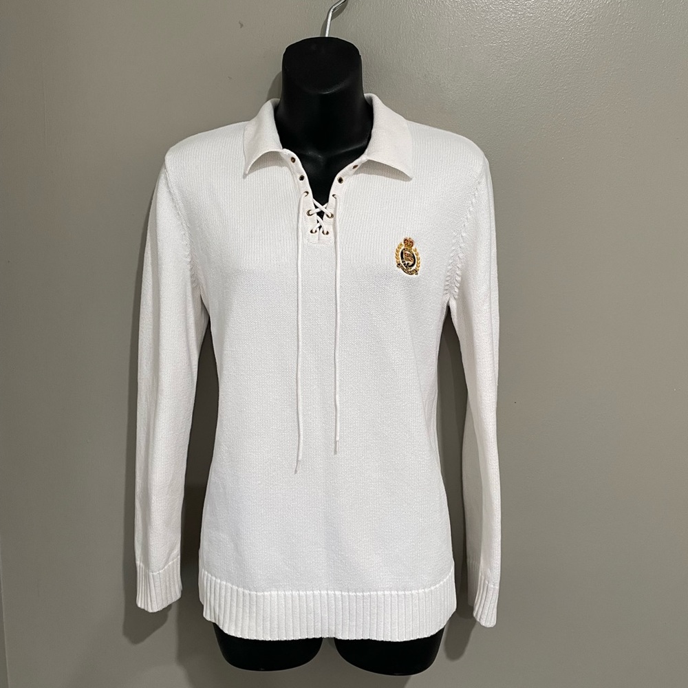 Ralph Lauren White Sweater